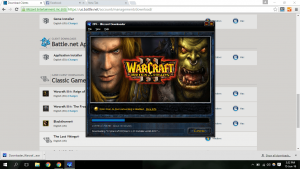 Downloading WC3 via the Blizzard Downloader