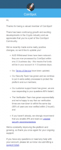 Coinspot Customer Email