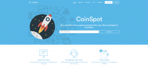 Coinspot Landing Page
